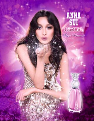 Рекламная кампания аромата "Secret Wish" от Anna Sui